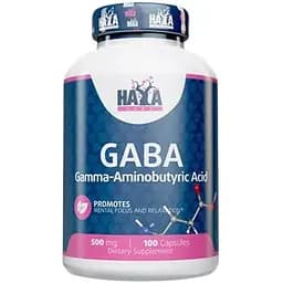 Аминокислота Haya Labs GABA 500 мг 100 капсул
