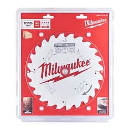 Диск пиляльний по дереву PFTE MILWAUKEE, діаметр 235х30х2,4мм, 24 зуб. - мініатюра 2