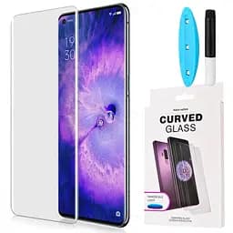Захисне скло DK для Oppo Find X5 Pro UV Curved 015456 clear 2 шт. - мініатюра 3