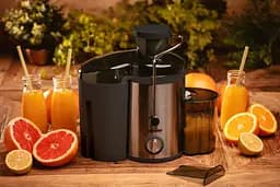 Соковижималка Mesko MS 4126 black 600Вт/контейнер для соку-0,45л/контейнер для м'якоті-1,5л (MS4126B) - мініатюра 2