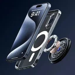 БЗП Acefast E19 Qi2 desktop 3-in-1 Black - мініатюра 6