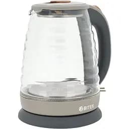 Электрочайник Bitek BT-3110, с подсветкой, 2400W, 1.8L, Gray