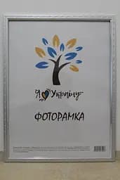 Фоторамка 30х42, срібна зі срібним накатом, 1511А-х230 б/з, СКЛО + ДВП                                                                                                                                                                                                                                                                                                                                                            