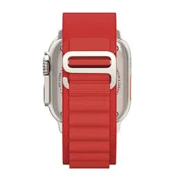 Ремінець для Apple Watch 49/46/45/44/42 (Series 1-3), червоний, Alpine Loop Alpina Band, тканинний поліестеровий ремінець для смарт-годин, дихаючий, для активного відпочинку та спорту, ArmorStandart (ARM81047) - мініатюра 6