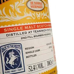 Віскі Teaninich 13 Years Old Bourbon Hogshead The Yellow Edition 52.4% 0.7 - мініатюра 2