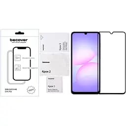 Скло захисне BeCover Samsung Galaxy A07 SM-A075 Black (713731) - мініатюра 3