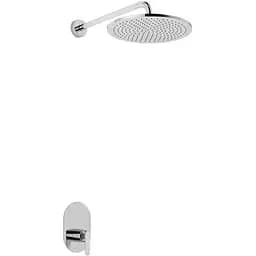 Душевая система Kohlman Boxine 35 chrome + BOX скрытого монтажа QW220BR35, Хром