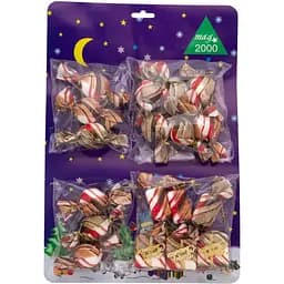 Набір ялинкових іграшок новорічний 18 шт 26 х38 см різнокольоровий (470624)