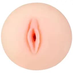 Мастурбатор-груди Cutie Pies Hannah's Handful - Pussy & Boob, глибина 9.9 см, віброкуль в подарунок