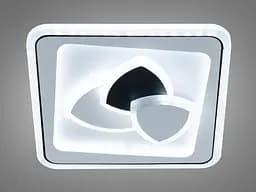 Світильник стельовий LED Diasha 12068 42W, 2310 лм, квадратний 20 см, акрил, мінімалістичний стиль - мініатюра 2
