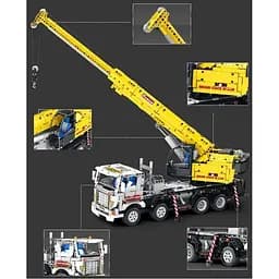 Конструктор Reobrix Mechanical автокран з пультом (22007) [161073] - мініатюра 3