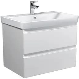 Тумба Мойдодир Unik 70-A Білий з умивальником Vivace 70 Білий