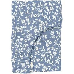 Простирадло Cosas на резинці 120х200 flowers, синій (FlowersWhiteBlue_120x200x20)