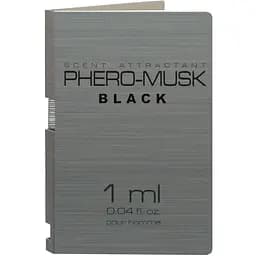 Духи с феромонами для мужчин Aurora Phero-musk Black, 1 ml