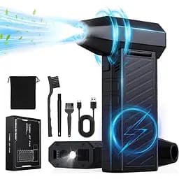 Електричний пиловловлювач CCmall, 3 швидкості, 180000 об/хв, спрей стисненого повітря з зарядкою від USB