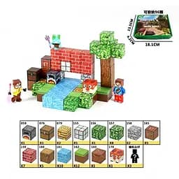 Конструктор магнитный Minecraft, LZCK060, 56 деталей, 18x14x5 см
