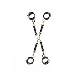 Крестовина итальянская кожа Bondage Boutique leather Hogtie Upko