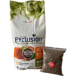 Корм Exclusion Puppy Beef Medium Breed для цуценят середніх порід із яловичиною 1кг (на вагу)