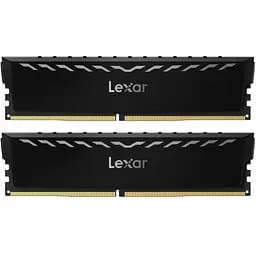 Модуль пам'яті для комп'ютера DDR4 16GB (2x8GB) 3600 MHz THOR Black Lexar (LD4U08G36C18LG-RGD)