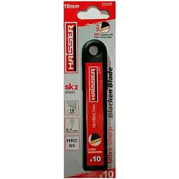 Лезвия сегментированы Haisser SК2 18х100 мм 10 шт. черные (23505)