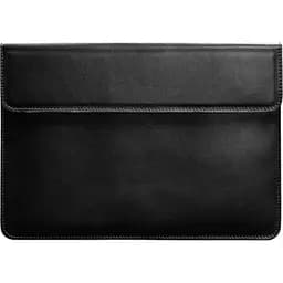 Кожаный чехол-конверт BlankNote на магнитах для MacBook 15 дюймов Черный