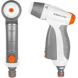 Пистолет для полива Bradas WATER CLICK WHITE LINE регулируемый металлический WL-EN51M