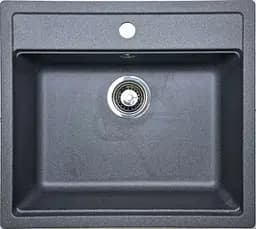 Кухонна мийка Adamant STEP графіт 565x500x190 мм, без крила 56,5 см