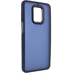 Чехол TPU+PC Lyon Frosted для Xiaomi Redmi Note 9s / Note 9 Pro / Note 9 Pro Max Navy Blue