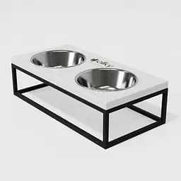 Hollky Base M — миски на підставці для середніх собак та великих котів (2 × 0,95 л) - мініатюра 7
