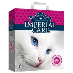 Imperial Care с ароматом детской пудры 6 кг ультра-комкующийся наполнитель в кошачий туалет