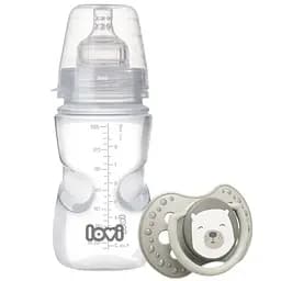 Набор для кормления Lovi Buddy Bear, 250 мл (0205exp)