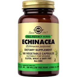 Натуральна добавка Solgar Echinacea 100 капсул