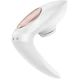 Вибратор с вакуумной стимуляцией для пар Satisfyer Pro 4 Couples 12.3 см белый