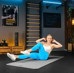 Коврик для йоги Trex Sport TX-019NGM NBR 1см 190х80 сірий - мініатюра 10