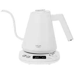 Чайник метал Adler AD-1349 white