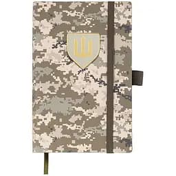 Щоденник недатований Buromax Military A6 штучна шкіра 336 сторінок світло-зелений (BM.26300-15)