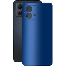 Захисна плівка StatusSKIN для Motorola Moto G84 Корпус Вініл Синій матовий