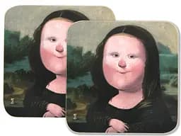 Набор подставок под горячее Elen Dekor Famous, 10 см, разноцвет, 2 шт (924-684)