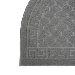 Килимок придверний Eco Fabric Луска півколо без кромки сірий 40 х 60 см (4060-018) - мініатюра 7