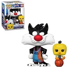 Фігурка Funko Pop Фанко Поп Space Jam Sylvester and Tweety Сильвестр і Твіті 10 см SJ AW ST 1087