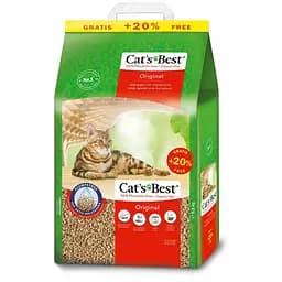Наповнювач туалета для котів Cat's Best ‎Original 10+2 л / 5.2 кг деревинний - мініатюра 2