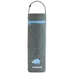 Термосумка Miniland Thermibag Azure для термосов и бутылочек, 28х8 см, серый с голубым (89241)