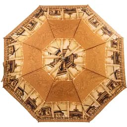 Женский складной зонтик полный автомат Airton 98 см коричневый