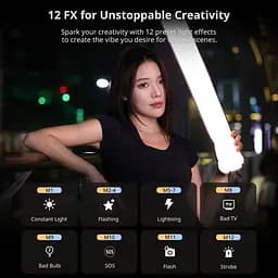 Відеосвітло Ulanzi UA20 20W Portable Air Tube Light (L110 UA20) (L110) - мініатюра 7