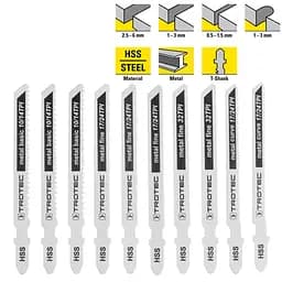 Набір полотен для електролобзика Trotec 10 pieces Metal Set (6215001131) - мініатюра 2