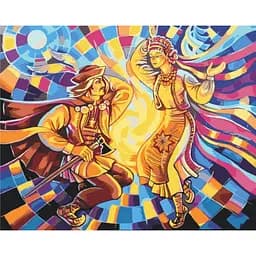 Набор для росписи по номерам Коломийка ©Олег Лобурак, 40x50 см, BS53316