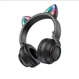 Навушники Borofone BO18 Cat Ear Black
