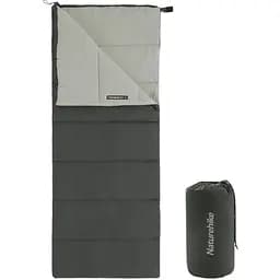 Спальний мішок Naturehike F150 NH22MSD05 правий графіт