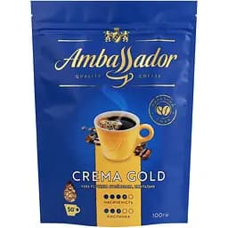 Кава розчинна Ambassador Crema Gold натуральна сублімована 100 г