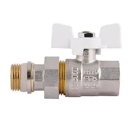 Кран кульовий з американкою SD з антипротіканням прямий 1/2"зв PN40 SD900NW15PN40 - мініатюра 3